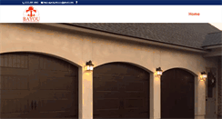 Desktop Screenshot of bayougaragedoors.com